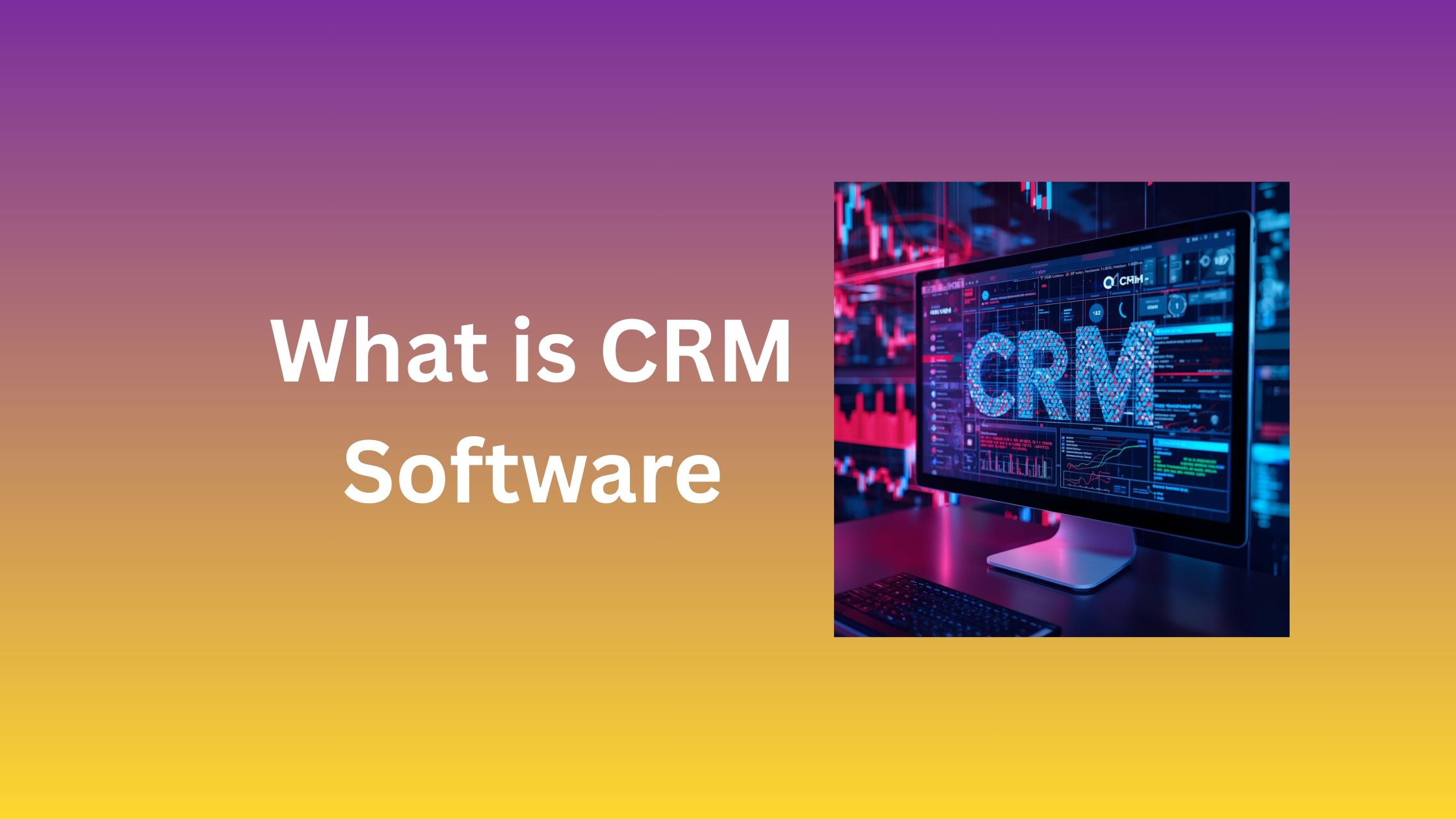 What is CRM Software
